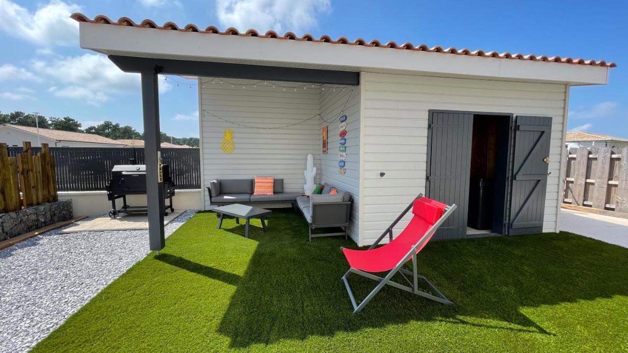 Villas 6 personnes avec spa proche Montalivet Vensac Esterno foto