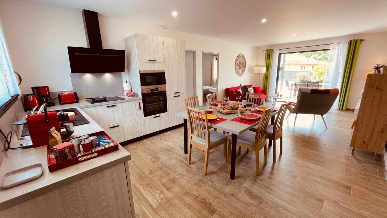 Villas 6 personnes avec spa proche Montalivet Vensac Esterno foto
