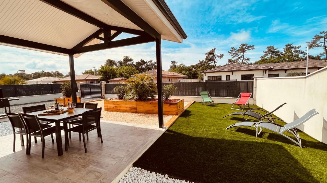 Villas 6 personnes avec spa proche Montalivet Vensac Esterno foto