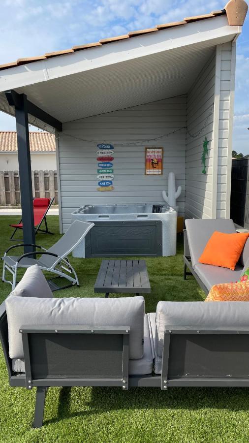 Villas 6 personnes avec spa proche Montalivet Vensac Esterno foto