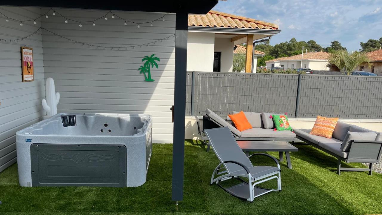 Villas 6 personnes avec spa proche Montalivet Vensac Esterno foto