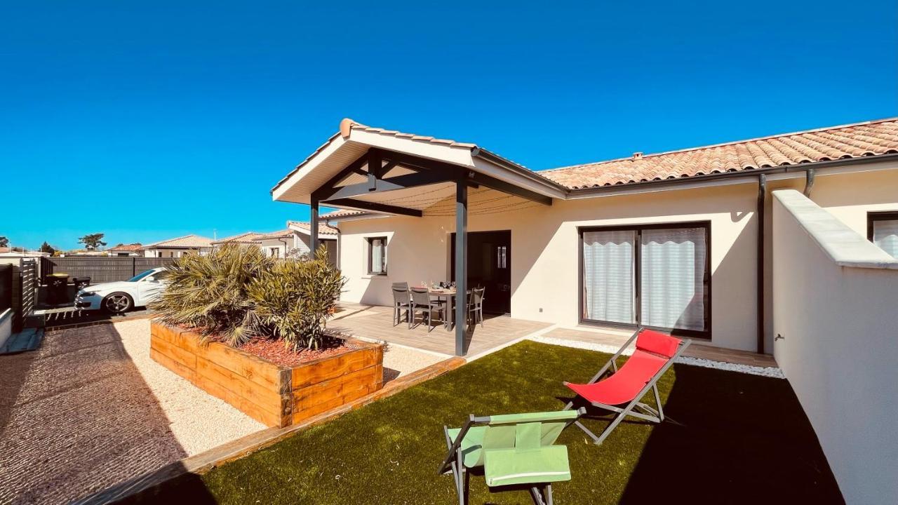 Villas 6 personnes avec spa proche Montalivet Vensac Esterno foto